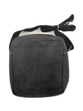 NNEDSZ FIB Explorer Canvas Cross Body Travel Bag - Black