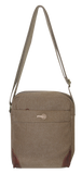 NNEDSZ FIB Explorer Canvas Cross Body Travel Bag - Khaki