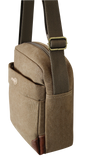 NNEDSZ FIB Explorer Canvas Cross Body Travel Bag - Khaki