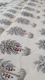 NNEDSZ Kolka Palm & Pine Reversible Quilt 100% Cotton Blue - King Size