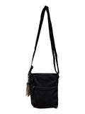 NNEDSZ FIB Byron Cotton Canvas Sling Bag Shoulder Travel - Black