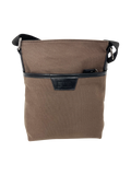 NNEDSZ FIB Byron Canvas Sling Bag Shoulder Travel Cross Body - Brown