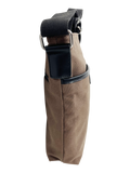 NNEDSZ FIB Byron Canvas Sling Bag Shoulder Travel Cross Body - Brown
