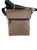 NNEDSZ FIB Byron Canvas Sling Bag Shoulder Travel Cross Body - Brown