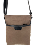 NNEDSZ FIB Byron Canvas Sling Bag Shoulder Travel Cross Body - Brown