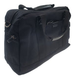 NNEDSZ FIB Byron Cotton Canvas Overnight Bag Travel Luggage Duffle Duffel - Black