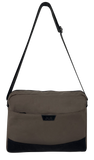 NNEDSZ FIB Byron Canvas Laptop Messenger Bag Travel Shoulder Sling - Brown