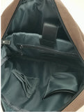 NNEDSZ FIB Byron Canvas Laptop Messenger Bag Travel Shoulder Sling - Brown