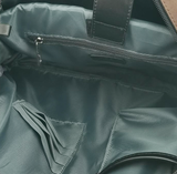 NNEDSZ FIB Byron Canvas Laptop Messenger Bag Travel Shoulder Sling - Brown