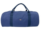 NNEDSZ FIB Barrell Duffle Bag Travel Cotton Canvas Sports Luggage - Blue