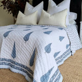 NNEDSZ Pine Tree Reversible Quilt - Grey (King - 228 cm x 274 cm)