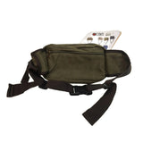 NNEDSZ FIB Canvas Bum Bag w Belt Wallet Waist Pouch Travel Mobile Phone Military - Khaki