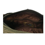 NNEDSZ FIB Canvas Bum Bag w Belt Wallet Waist Pouch Travel Mobile Phone Military - Khaki