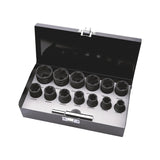 NNEDSZ 14pcs Wurth 1/2" Spiral Twist Socket Nut Set Kit Ratchet Wrench