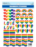 NNEDSZ 50pcs LGBT Rainbow Stickers Love Heart Funny Skateboard Laptop Vinyl Decal