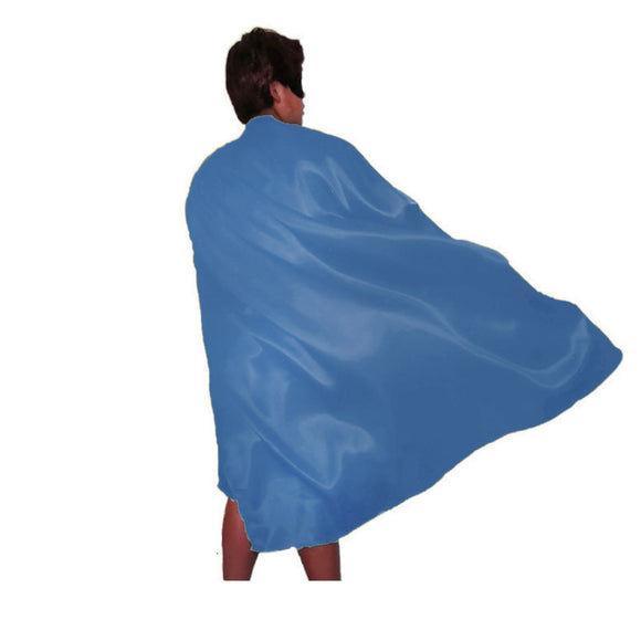 NNEDSZ ADULT CAPE Costume Cloak Halloween Fancy Dress Coat Jacket Superhero Book Week - Blue