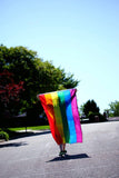 NNEDSZ DELUXE RAINBOW GAY PRIDE FLAG Outdoor Banner 150x90cm 3x5ft with Metal Eyelets