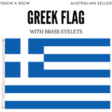 NNEDSZ Greece Country Flag Greek Heavy Duty National Olympics Europe - 150cm x 90cm