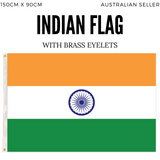 NNEDSZ India Country Flag Indian Heavy Duty National Cricket Diwali Divali - 150cm x 90cm