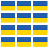 NNEDSZ 12x Ukraine Country Flag Ukrainian Heavy Duty with Metal Eyelets - 150cm x 90cm
