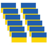 NNEDSZ 12x Ukraine Country Flag Ukrainian Heavy Duty with Metal Eyelets - 150cm x 90cm