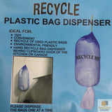 NNEDSZ PLASTIC BAG HOLDER Dispenser Storage Mesh Kitchen Bags Tidy Keeper 40cm