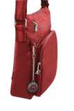 NNEDSZ FIB Mens Crossbody Bag Satchel Adjustable Shoulder Strap Travel - Burgundy