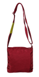 NNEDSZ FIB Mens Crossbody Bag Shoulder Strap Travel Satchel Wallet Pockets - Burgundy