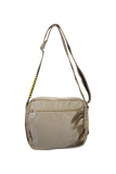 NNEDSZ FIB Mens Crossbody Shoulder Bag Travel Satchel Adjustable Strap - Sand