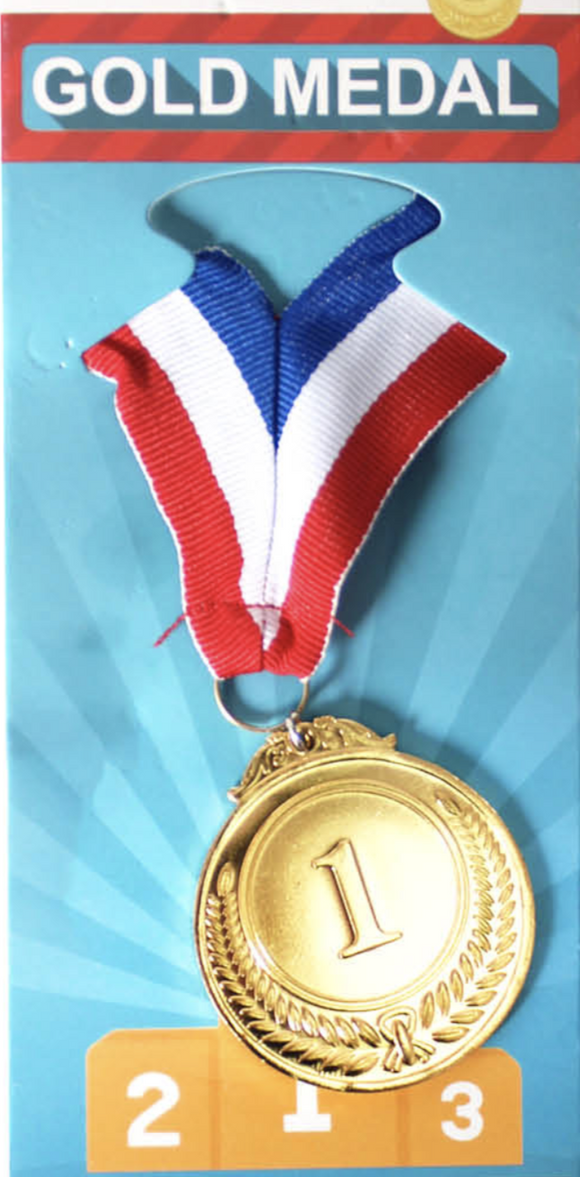 NNEDSZ 1st METAL GOLD WINNER MEDALS Sports Day School 46cm Ribbon Olympics