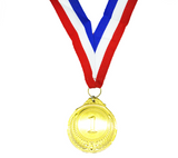 NNEDSZ 1st METAL GOLD WINNER MEDALS Sports Day School 46cm Ribbon Olympics