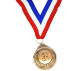 NNEDSZ 3rd METAL BRONZE WINNER MEDALS Sports Day School 46cm Ribbon