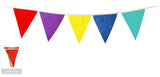NNEDSZ 9m BUNTING FLAG Colourful Triangle Party Banner Birthday Wedding Flags Outdoor