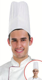 NNEDSZ CHEFS HAT Chef Master Kitchen Cooking Baker Cap Costume Fancy BBQ Party - White