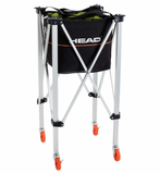 NNEDSZ Head Ball Trolley 120 Balls Coaching Teaching Basket Cart Training Foldable