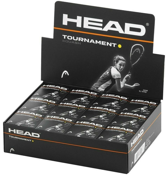 NNEDSZ HEAD Tournament Squash Ball Advanced Training Competition Bulk Dozen - 12 Balls