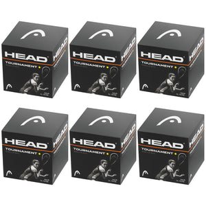 NNEDSZ HEAD Tournament Squash Ball Advanced Training Competition Bulk - 6 Balls