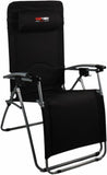 NNEDSZ BlackWolf Folding Reclining Lounger Chair Quick Fold Down - Jet Black