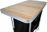 NNEDSZ Folding Camp Cupboard Quick Fold For Hiking & Camping - Silver