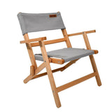 NNEDSZ BlackWolf Shore Folding Beech Camping Portable Chair - Paloma Grey