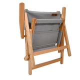 NNEDSZ BlackWolf Shore Folding Beech Camping Portable Chair - Paloma Grey