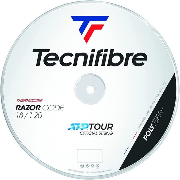 NNEDSZ Tecnifibre Razor Code Tennis String Reel 1.20mm 18 Gauge 200m Coil - Blue Strings