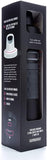 NNEDSZ Etna Water Bottle Insulated Travel Drink Sports Tumbler -  Black Steel