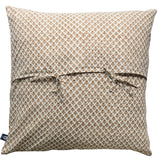 NNEDSZ Kolka Quilted Euro Cushion Cover Sham Pillow Case Decorative - Beige