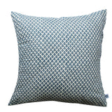 NNEDSZ Kolka Indigo Quilted Euro Cushion Cover Sham Pillow Case Decorative - Blue