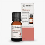 NNEDSZ 3x Bosistos Diffuser Oil Outback - Cederwood, Marjoram & Black Pepper 10mL