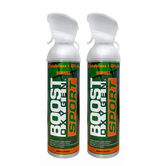 NNEDSZ 2x 10 Litres of Boost Sport Oxygen in a Can Supplemental - 200 Breath (Large)