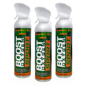 NNEDSZ 3x 10 Litres of Boost Sport Oxygen in a Can Supplemental - 200 Breath (Large)