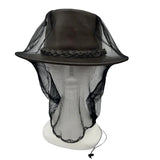 NNEDSZ Deluxe MOSQUITO HAT NET Head Protector Bee Bug Mesh Mozzie Insect Fishing Fly - Black