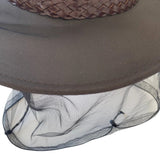 NNEDSZ Deluxe MOSQUITO HAT NET Head Protector Bee Bug Mesh Mozzie Insect Fishing Fly - Black